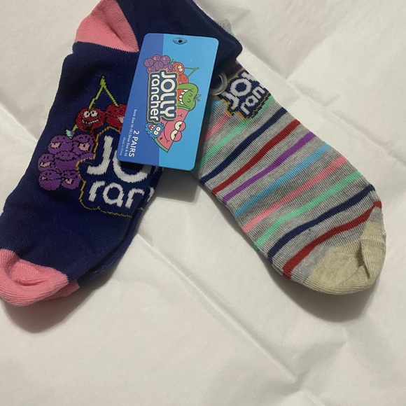 Fun themed Socks Hershey and Jolly Rancher, sock size 10-13,  you get 6 pair. - Picture 4 of 7